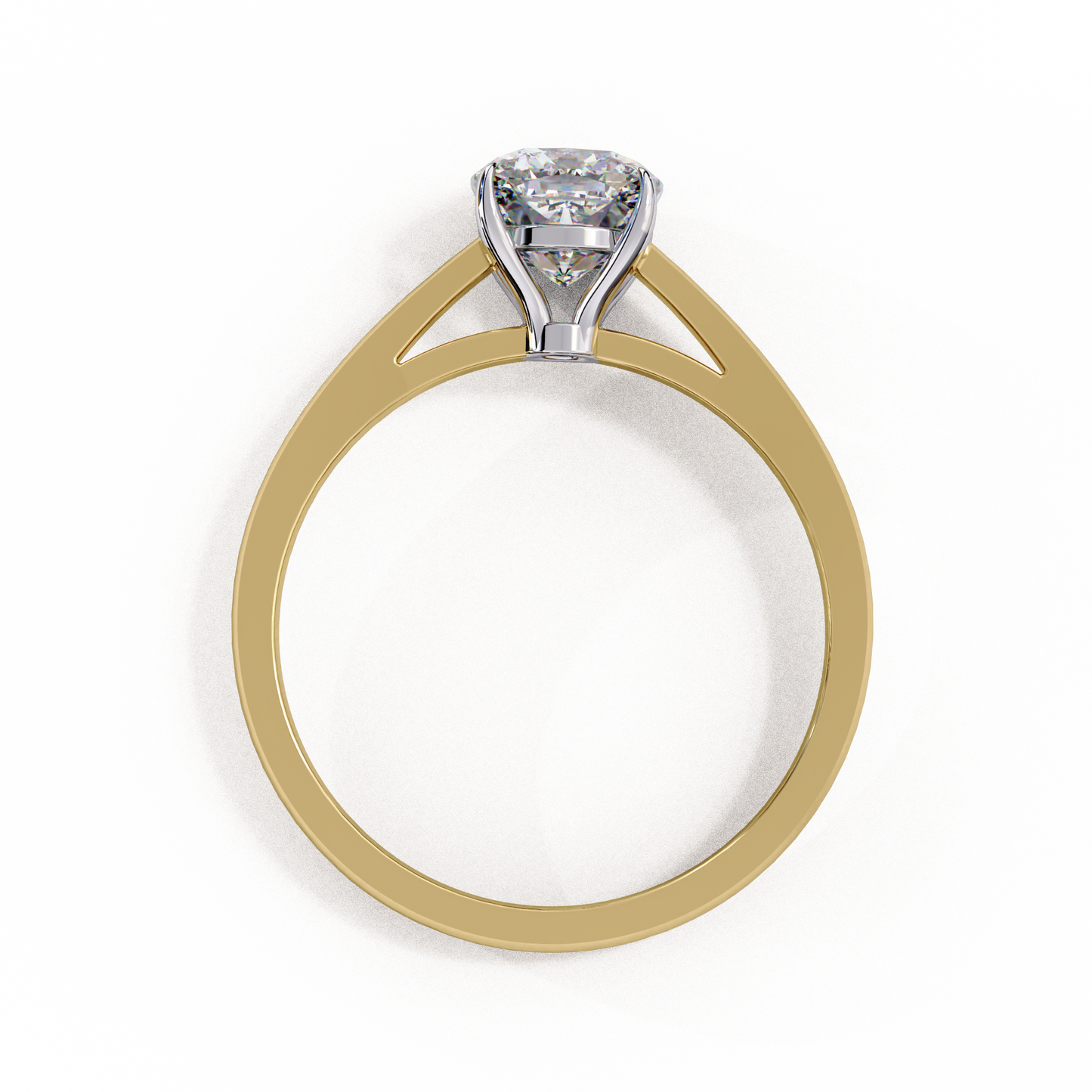Auriel Serene Cushion Solitaire Ring