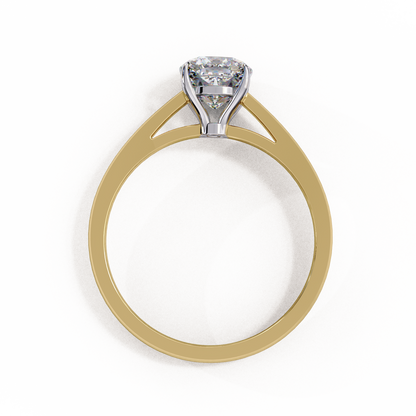 Auriel Serene Cushion Solitaire Ring