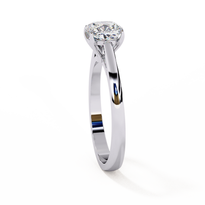 Auriel Serene Cushion Solitaire Ring