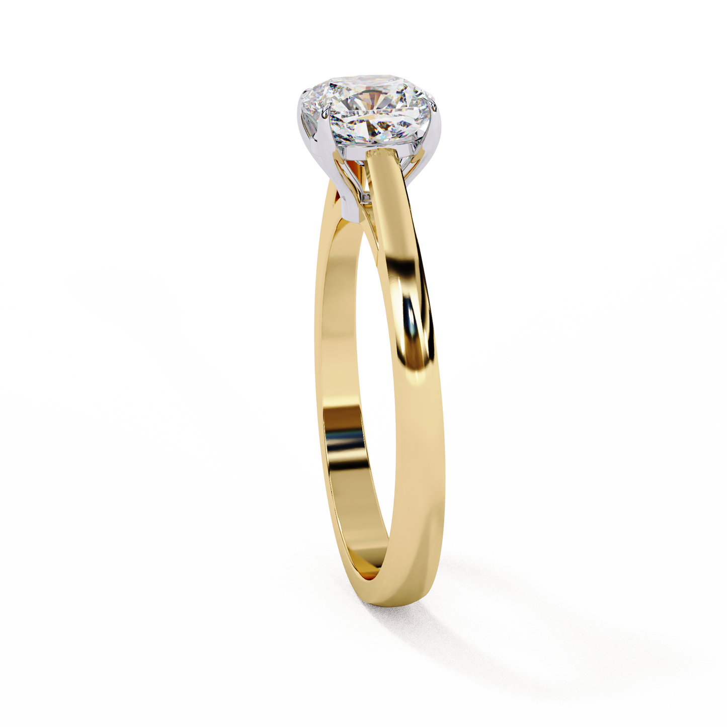 Auriel Serene Cushion Solitaire Ring