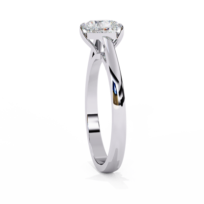 Lumière Vanta Heart Solitaire Ring