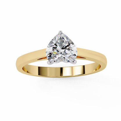 Lumière Vanta Heart Solitaire Ring