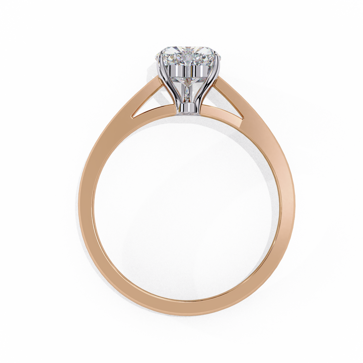 Lumière Vanta Heart Solitaire Ring