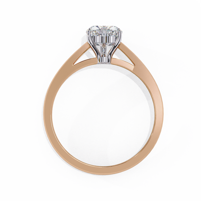 Lumière Vanta Heart Solitaire Ring