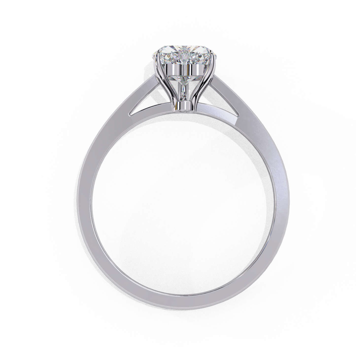 Lumière Vanta Heart Solitaire Ring