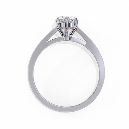 Lumière Vanta Heart Solitaire Ring