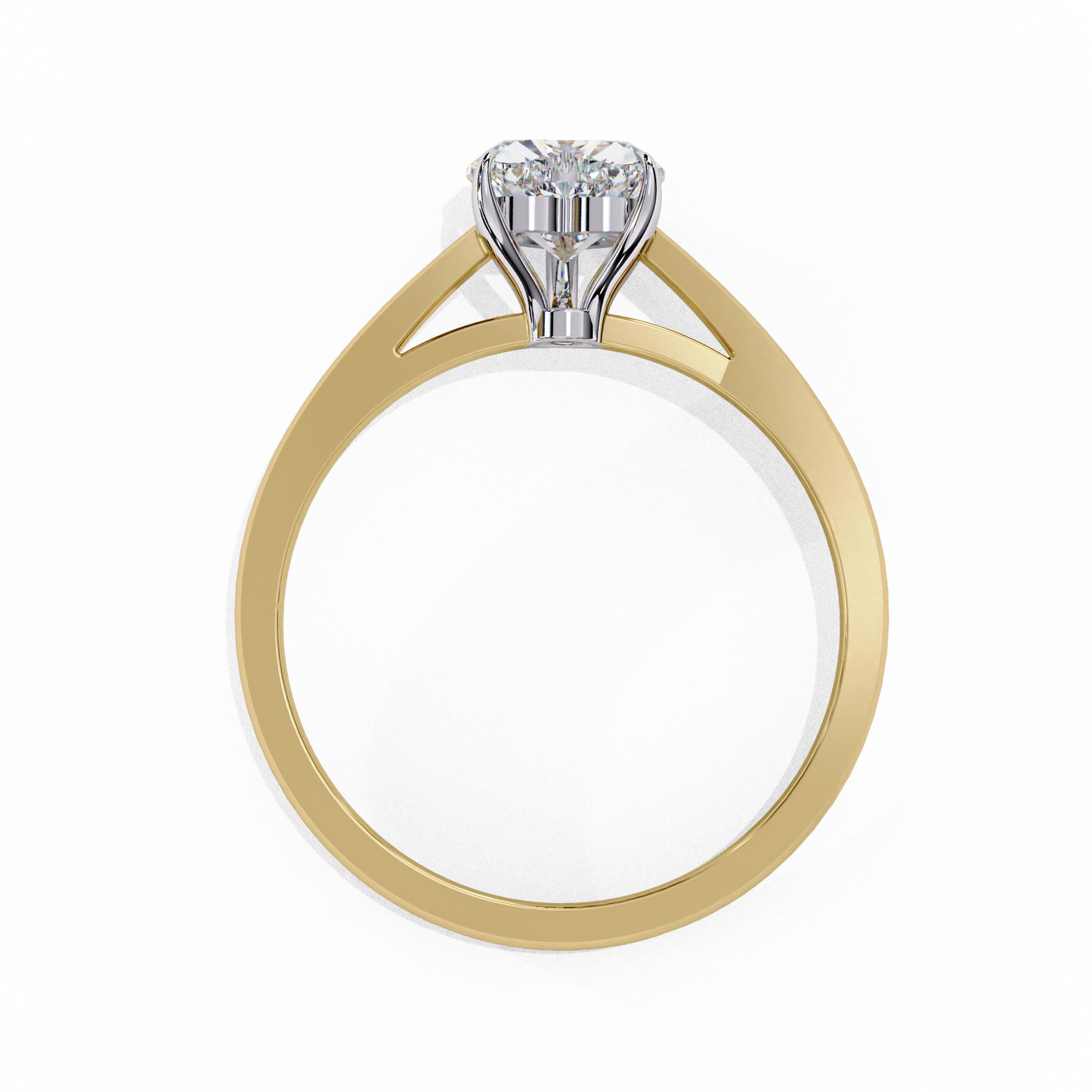 Lumière Vanta Heart Solitaire Ring