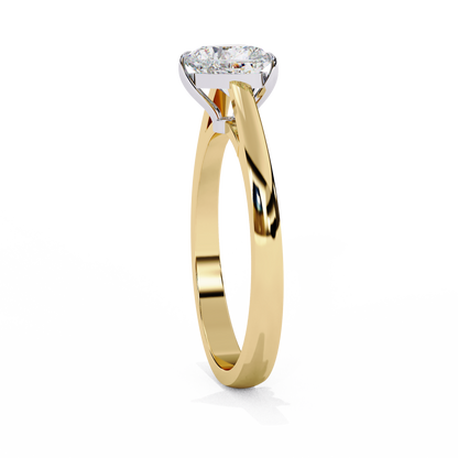 Lumière Vanta Heart Solitaire Ring