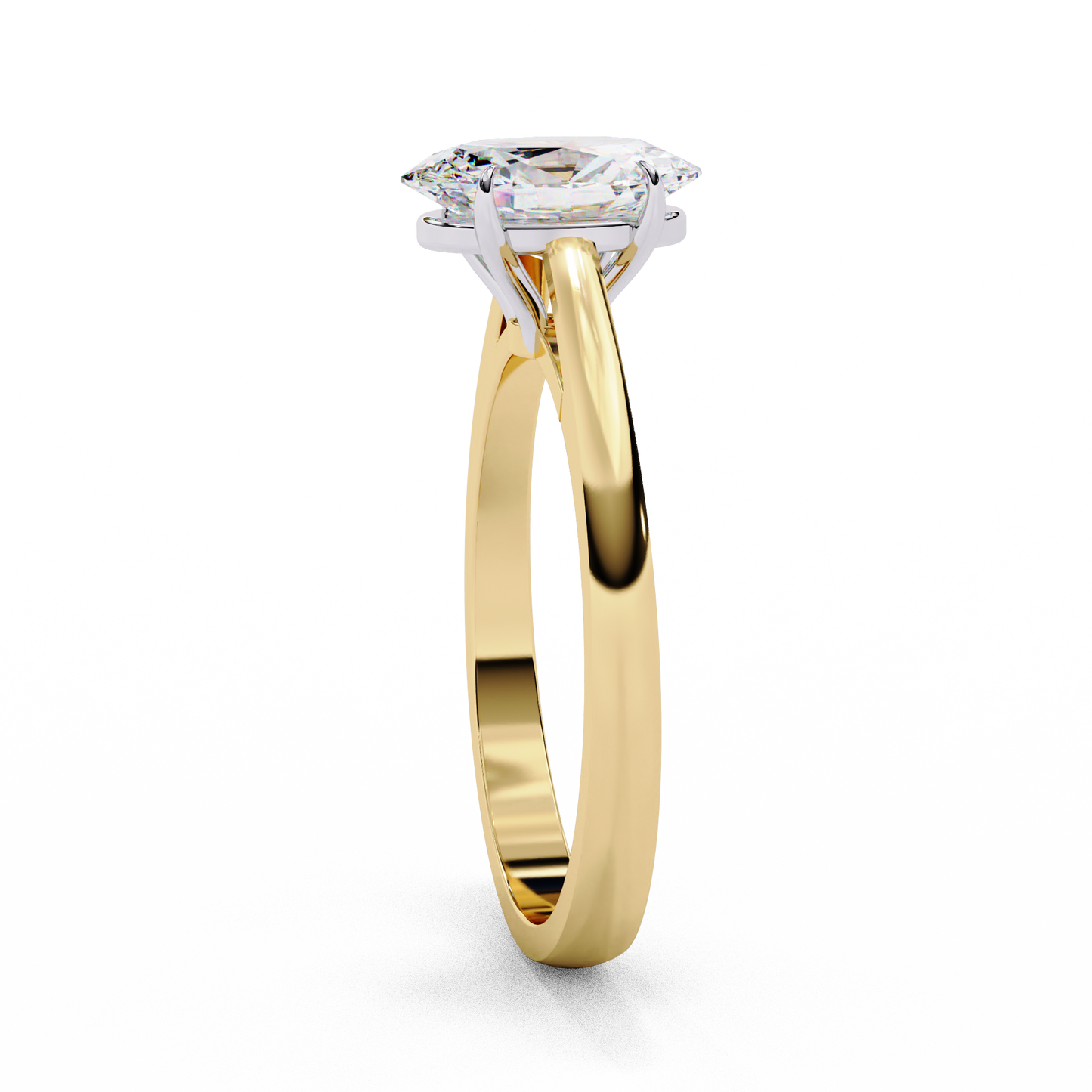 Solenne Astra Oval Solitaire Ring