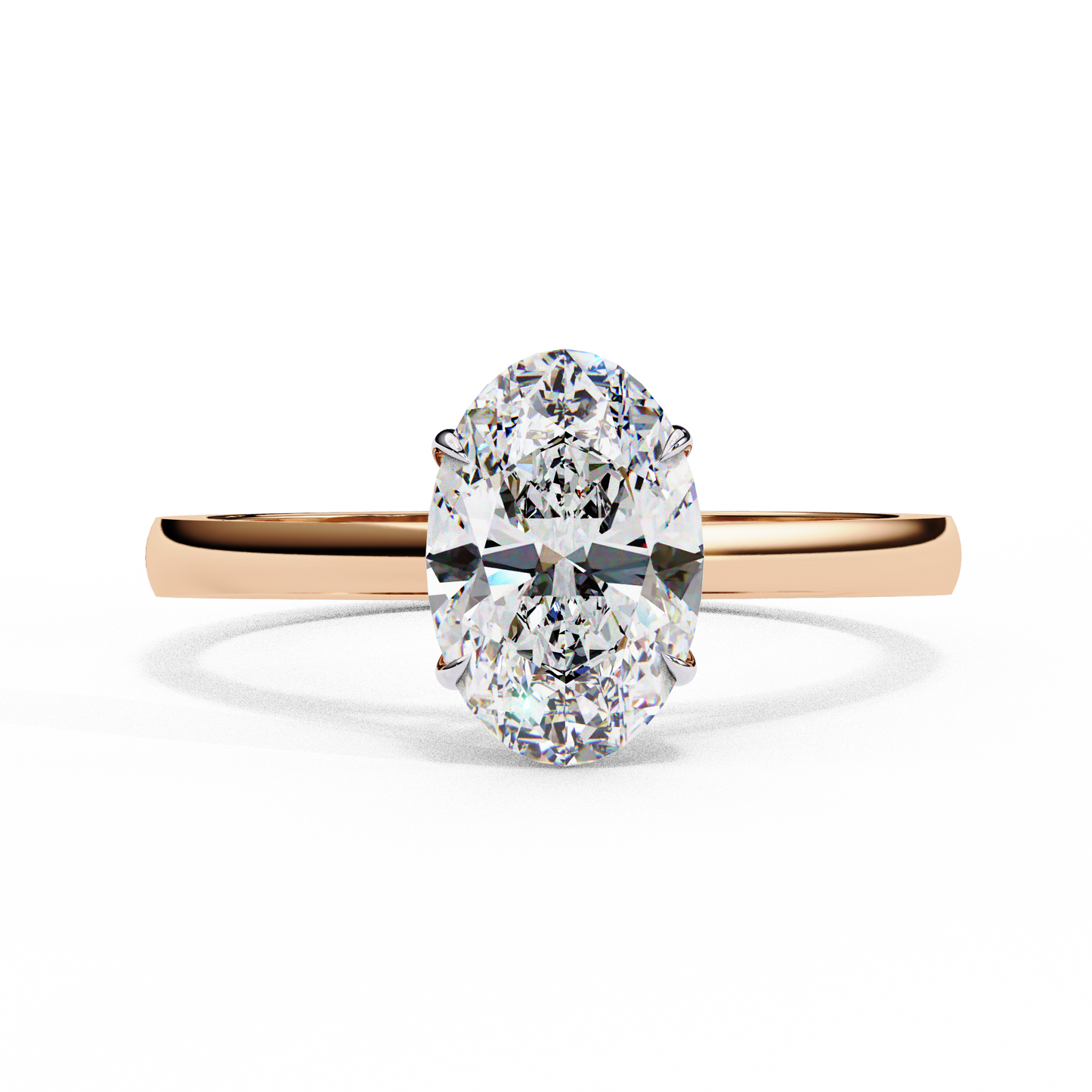 Solenne Astra Oval Solitaire Ring