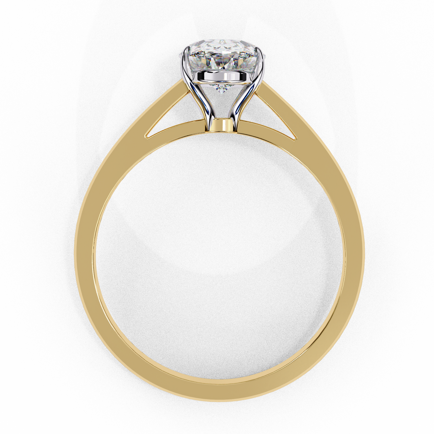 Solenne Astra Oval Solitaire Ring