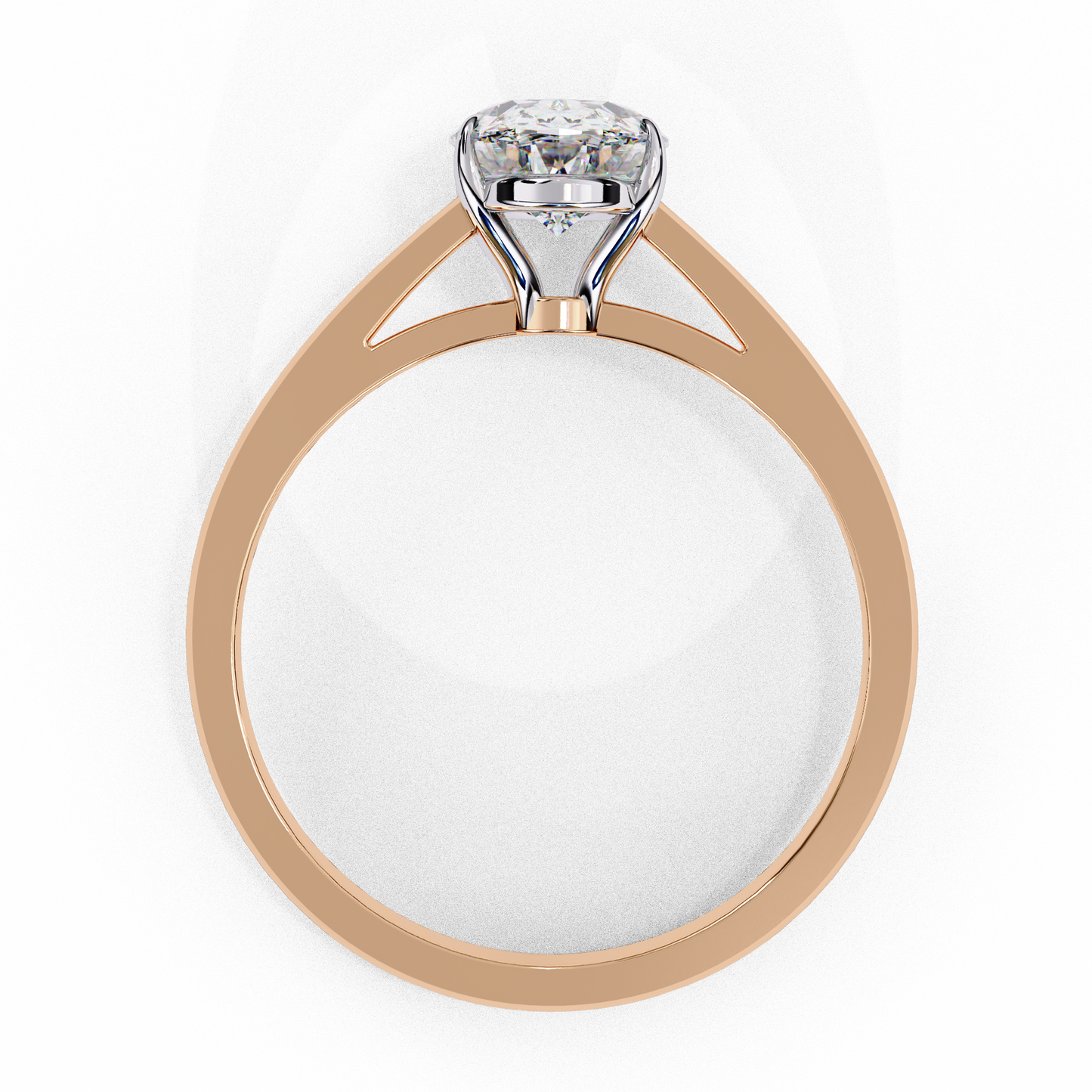 Solenne Astra Oval Solitaire Ring