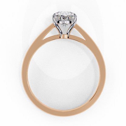 Solenne Astra Oval Solitaire Ring