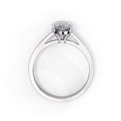 Coralia Icon Pear Solitaire Ring