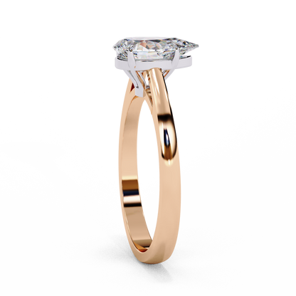 Coralia Icon Pear Solitaire Ring