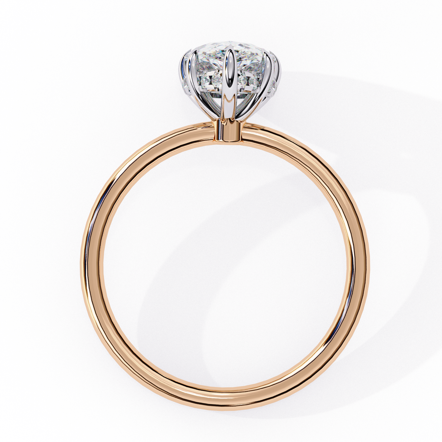 Florinette Prime Pear Cut Solitaire Ring