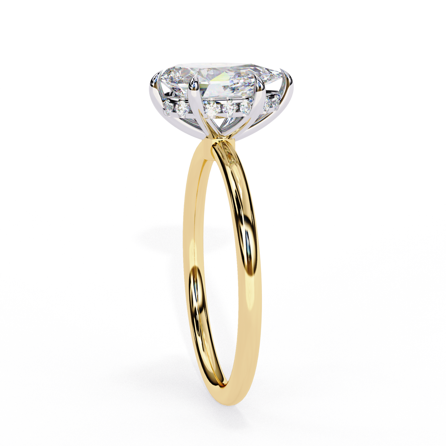 Florinette Prime Pear Cut Solitaire Ring