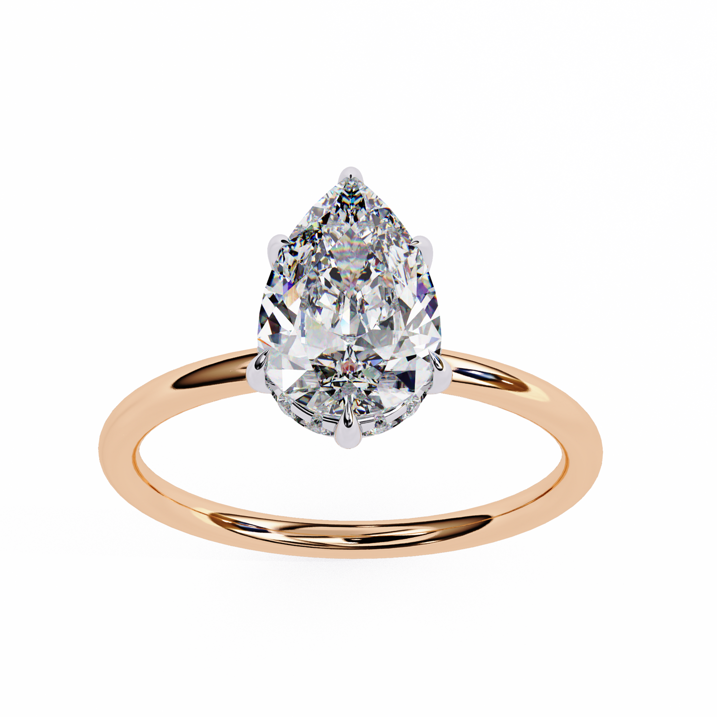 Florinette Prime Pear Cut Solitaire Ring