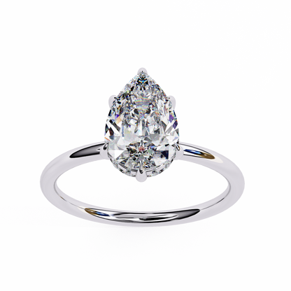 Florinette Prime Pear Cut Solitaire Ring