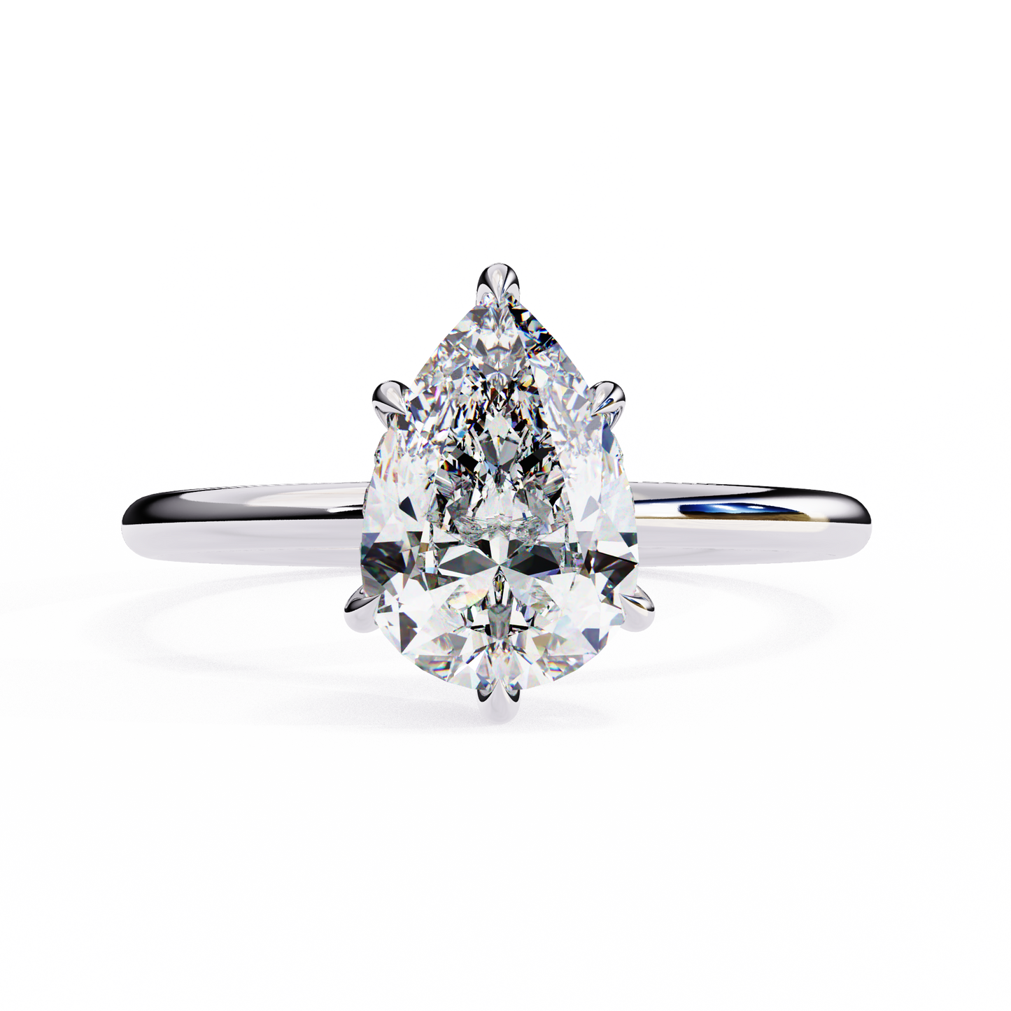 Florinette Prime Pear Cut Solitaire Ring
