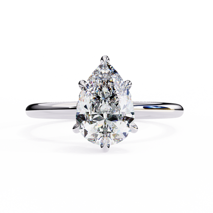 Florinette Prime Pear Cut Solitaire Ring