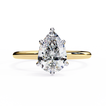 Florinette Prime Pear Cut Solitaire Ring
