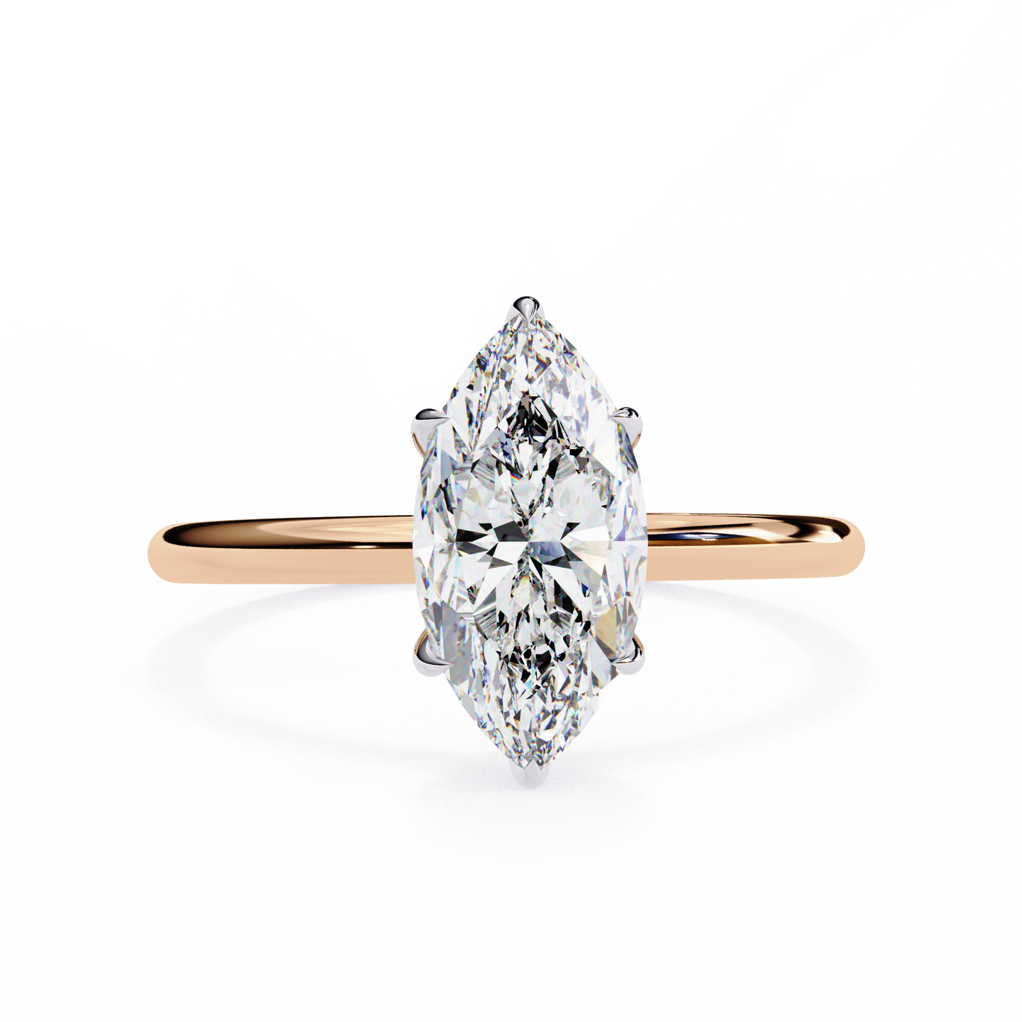 Arabella Spark Marquise Solitaire Ring