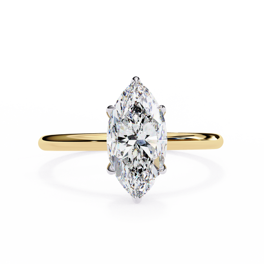 Arabella Spark Marquise Solitaire Ring