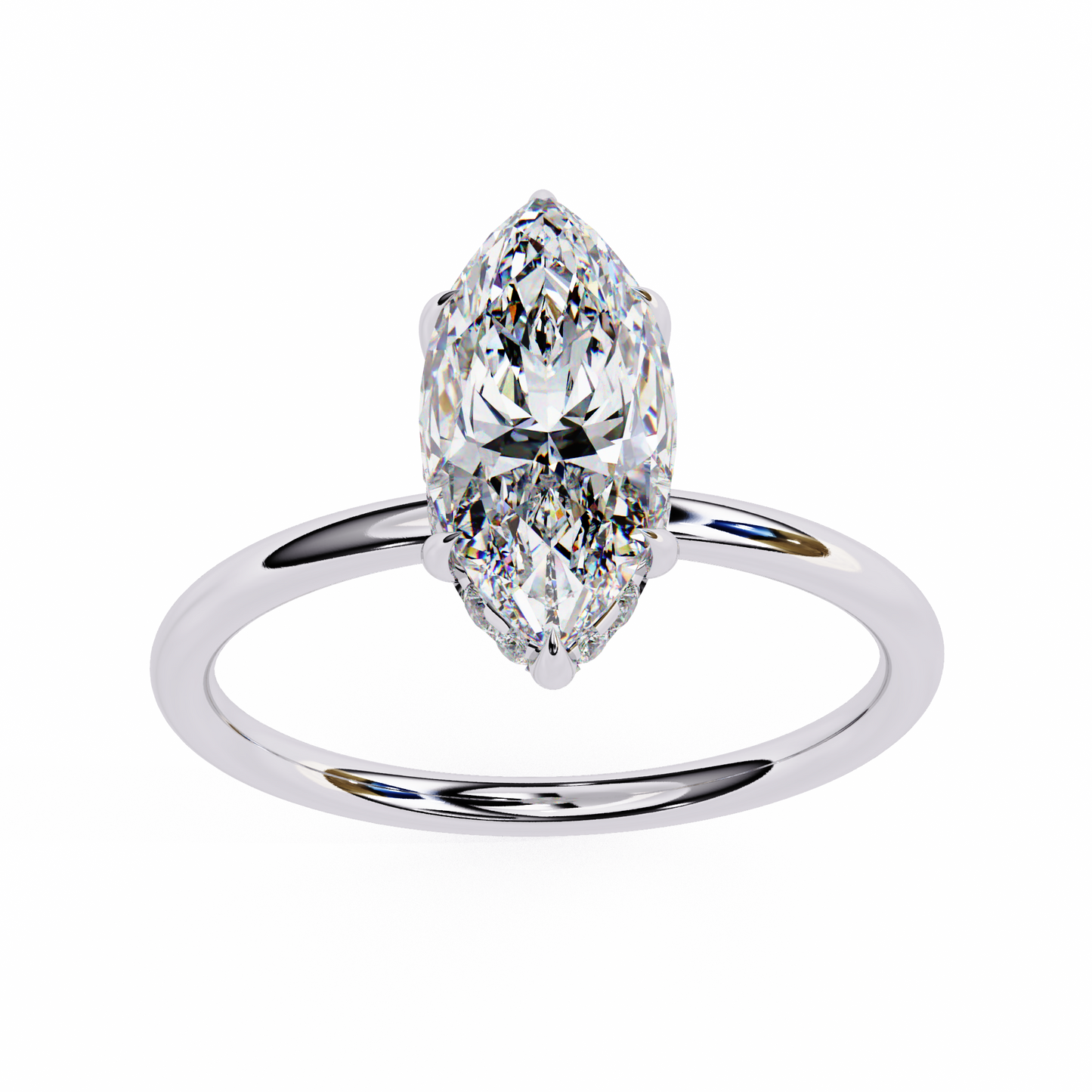 Arabella Spark Marquise Solitaire Ring