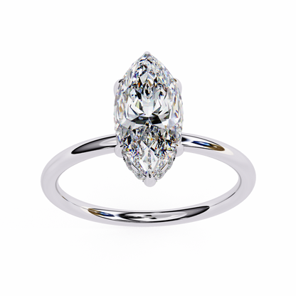 Arabella Spark Marquise Solitaire Ring
