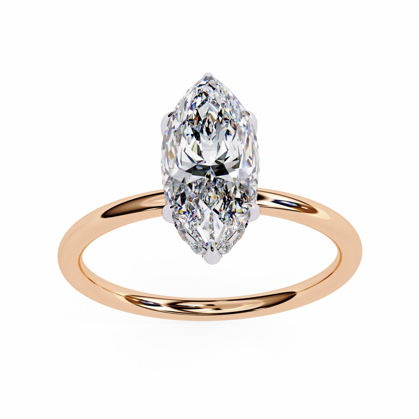 Arabella Spark Marquise Solitaire Ring