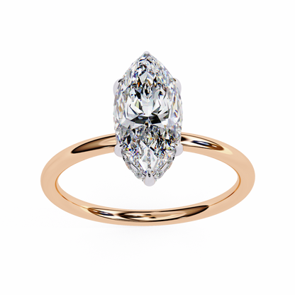 Arabella Spark Marquise Solitaire Ring
