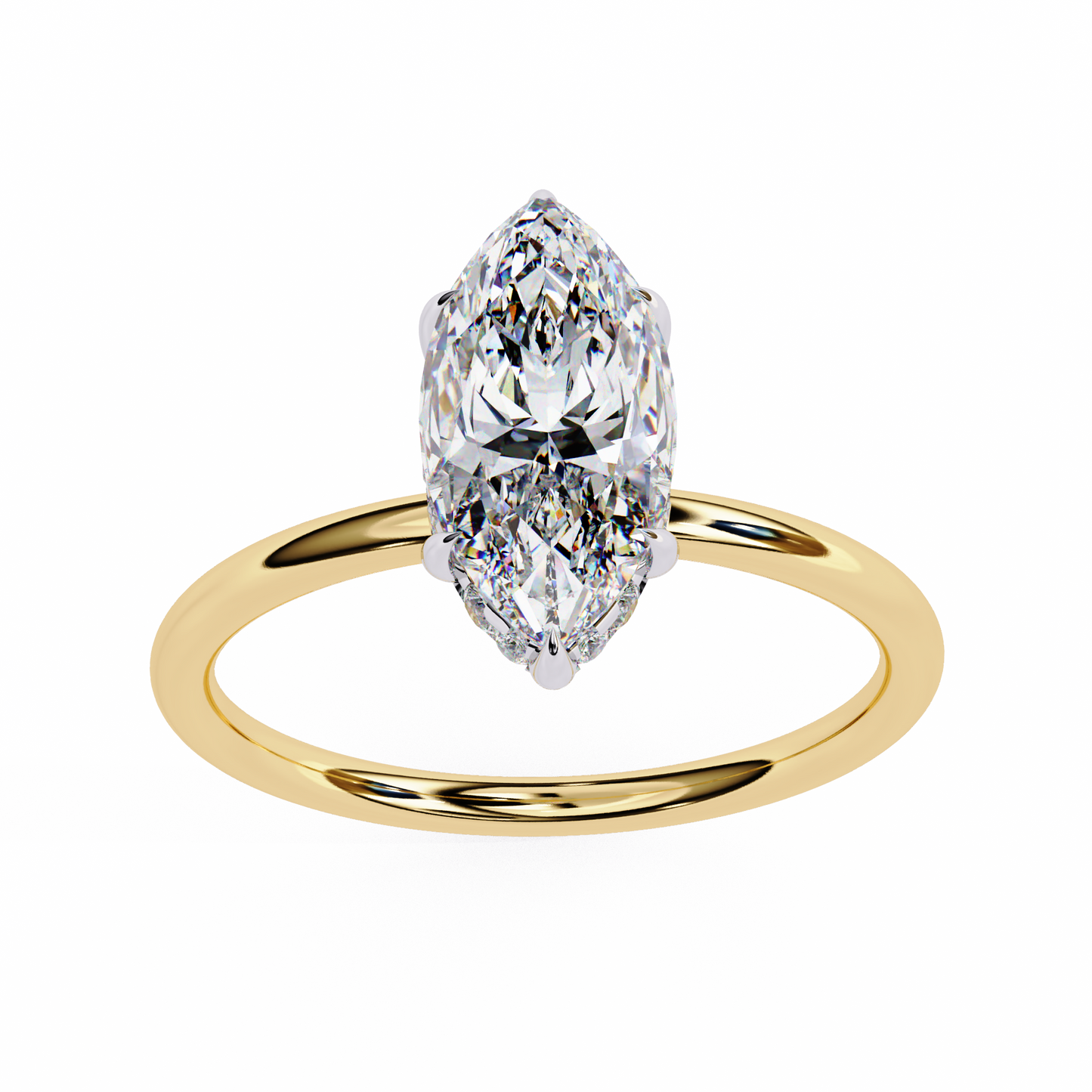 Arabella Spark Marquise Solitaire Ring