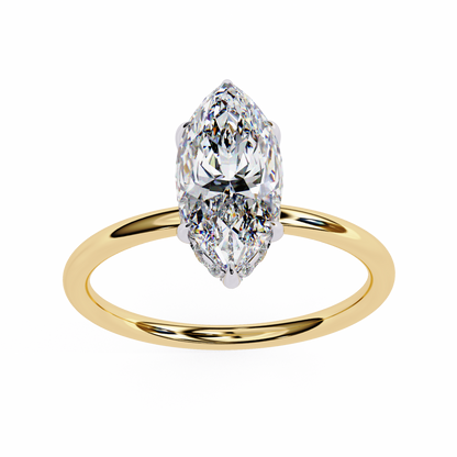 Arabella Spark Marquise Solitaire Ring