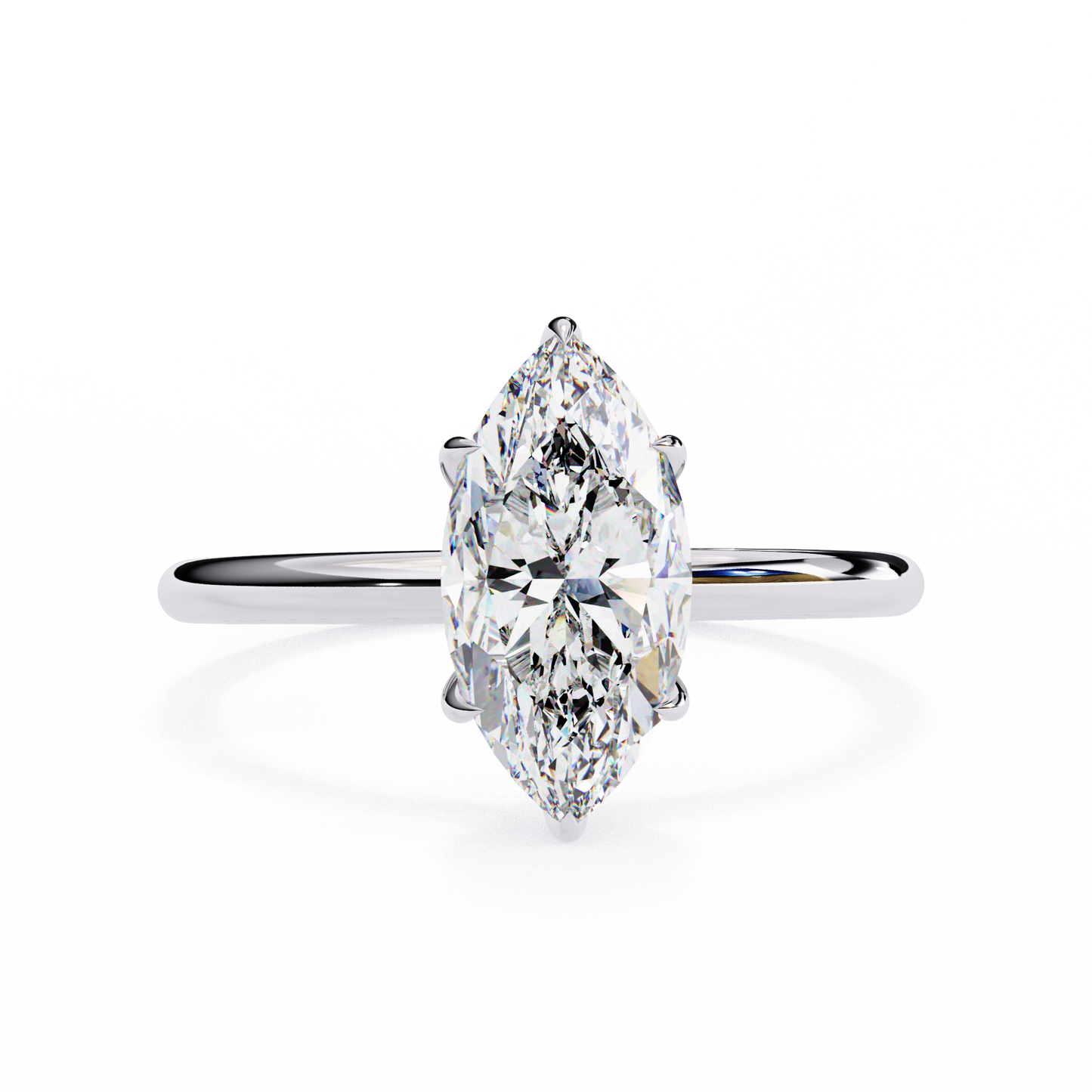 Arabella Spark Marquise Solitaire Ring