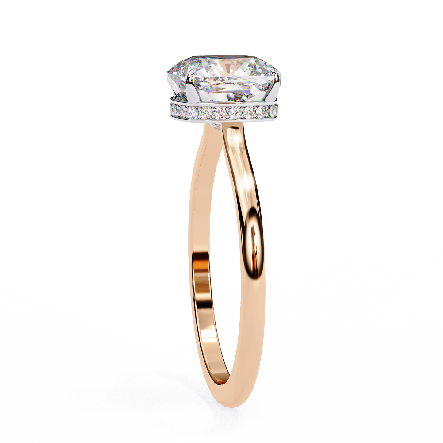 Cosma Pureline Cushion Solitaire Ring