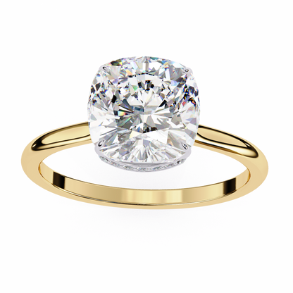 Cosma Pureline Cushion Solitaire Ring