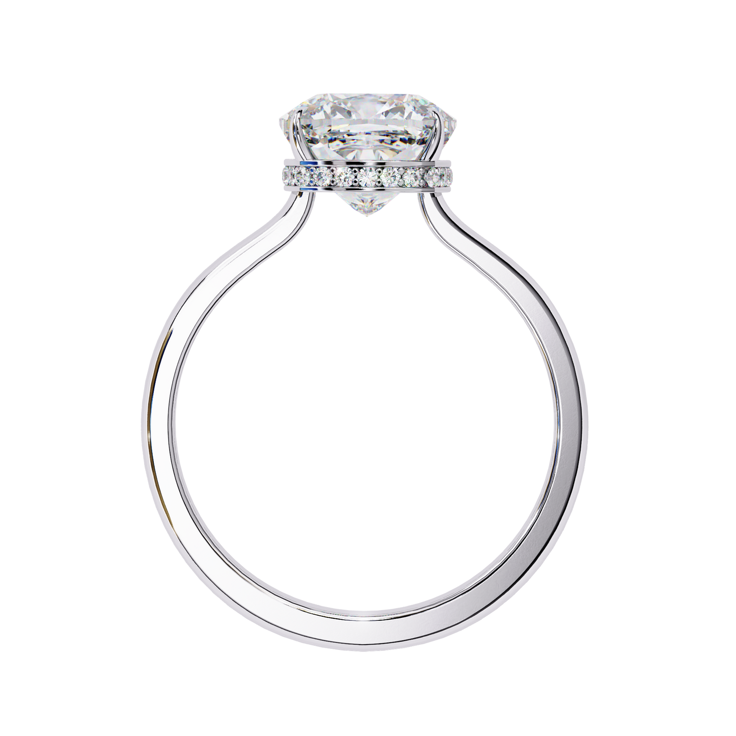 Cosma Pureline Cushion Solitaire Ring