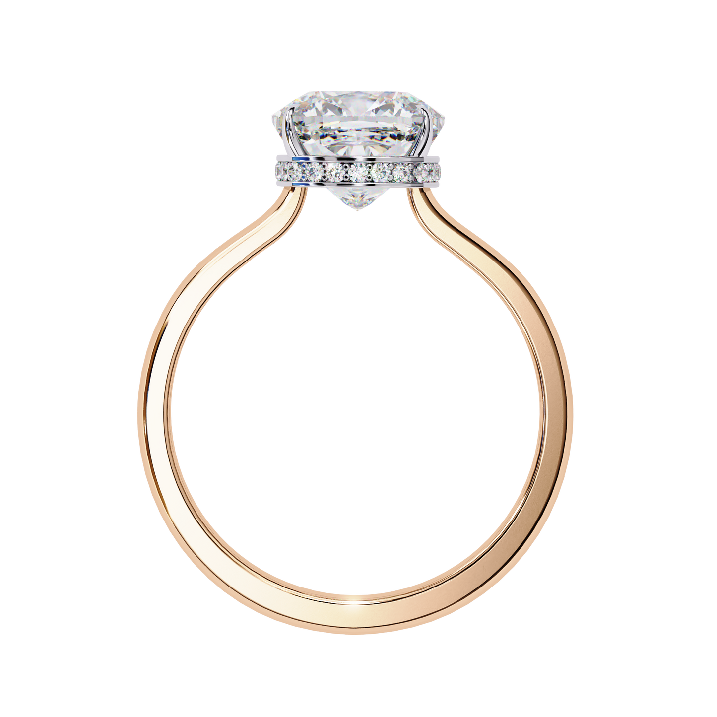 Cosma Pureline Cushion Solitaire Ring