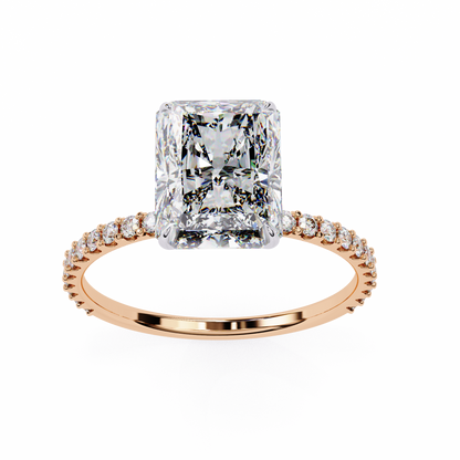 Rosaline de Prestige Radiant Solitaire Ring