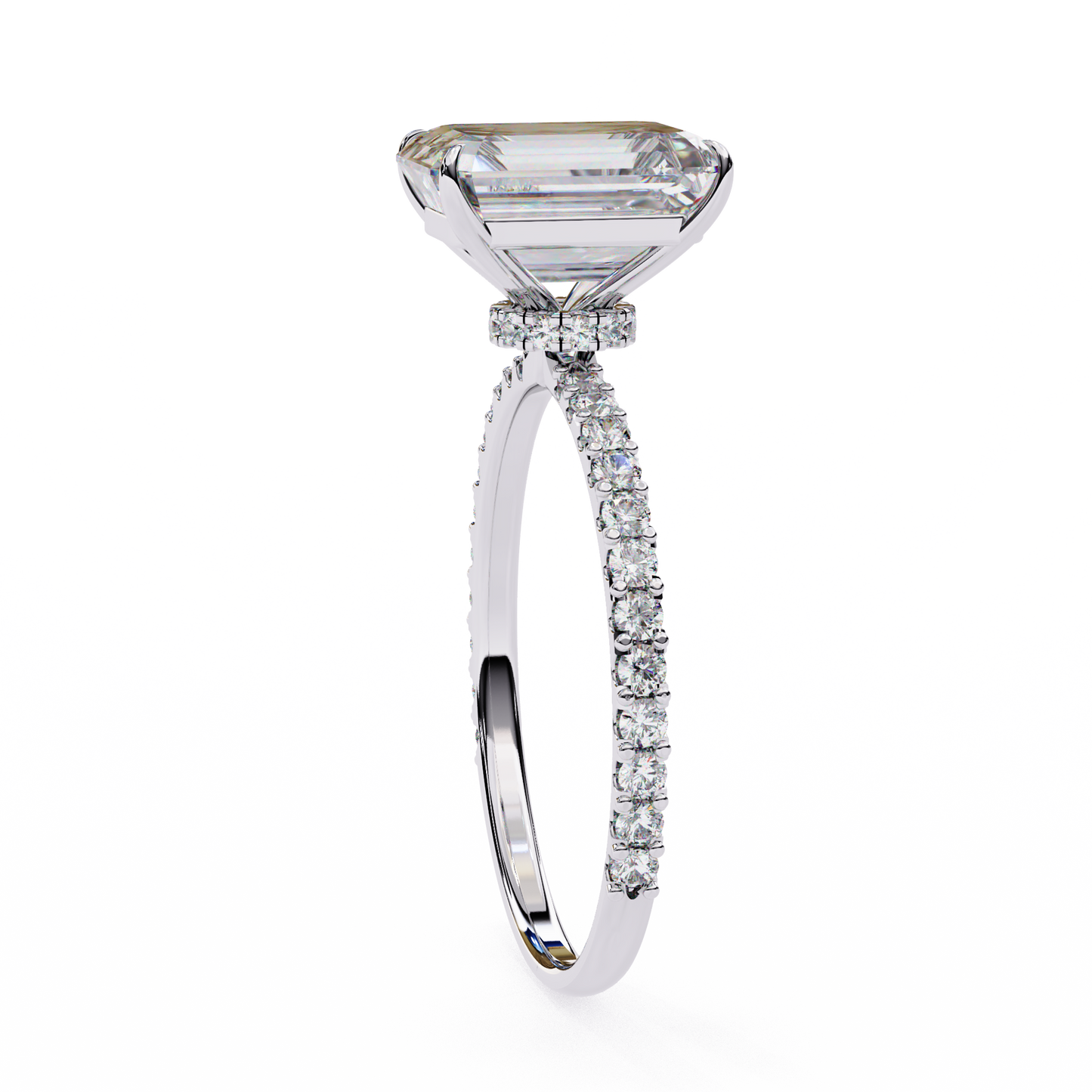 Rosaline de Prestige Radiant Solitaire Ring