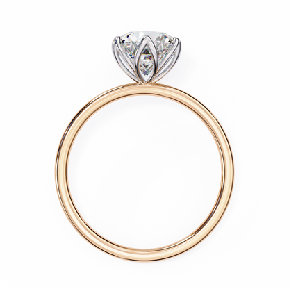 Gleaming Vow Round Solitaire Ring