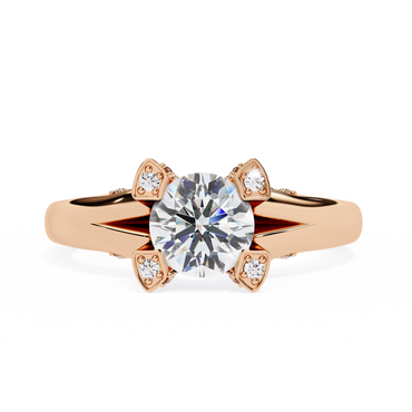 Ember Promise Round Solitaire Ring