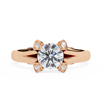 Ember Promise Round Solitaire Ring