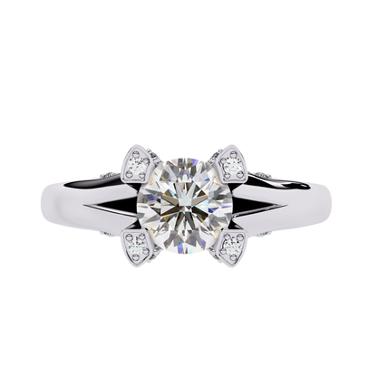 Ember Promise Round Solitaire Ring
