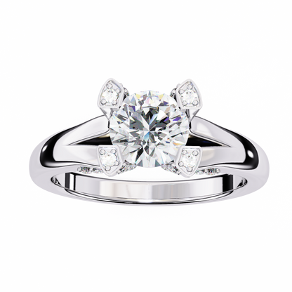 Ember Promise Round Solitaire Ring