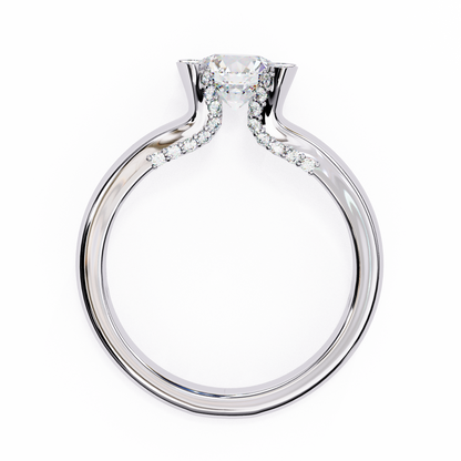 Ember Promise Round Solitaire Ring