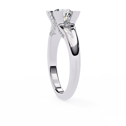 Ember Promise Round Solitaire Ring