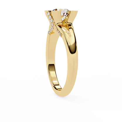 Ember Promise Round Solitaire Ring