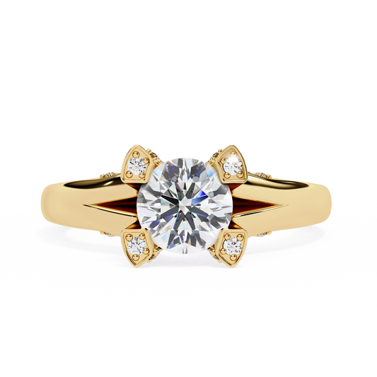 Ember Promise Round Solitaire Ring
